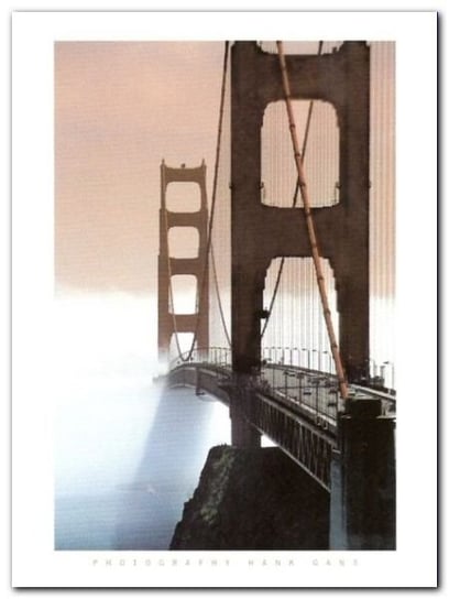 Golden Gate Bridge plakat obraz 60x80cm Wizard+Genius