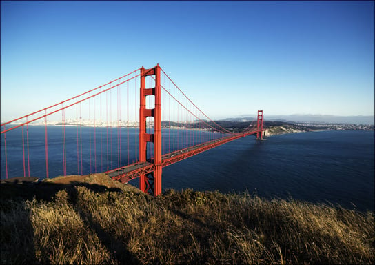 Golden gate bridge, San Fransisco USA, Carol Highsmith - plakat 40x30 cm Galeria Plakatu