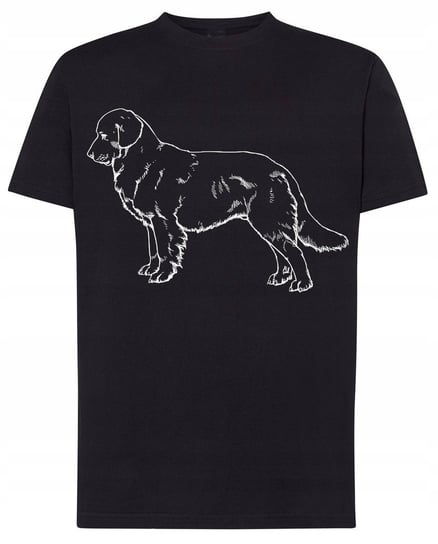 Golden Retriever Pies T-shirt Modny Szkic Rozm.XXL Inna marka