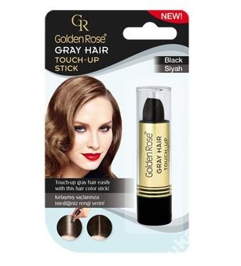 Golden Rose, Gray Hair, sztyft do włosów 01 Black, 5,2 g Golden Rose