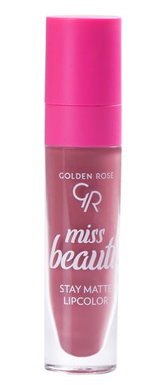 Golden Rose Matowa pomadka do ust Miss Beauty Stay Matte Lipcolor - 03 Rose Wood Golden Rose