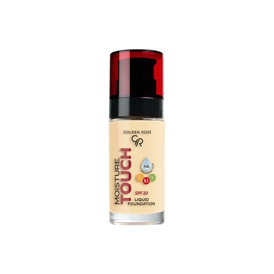 Golden Rose, Nawilżający podkład, Moisture Touch, 106, 30ml Golden Rose