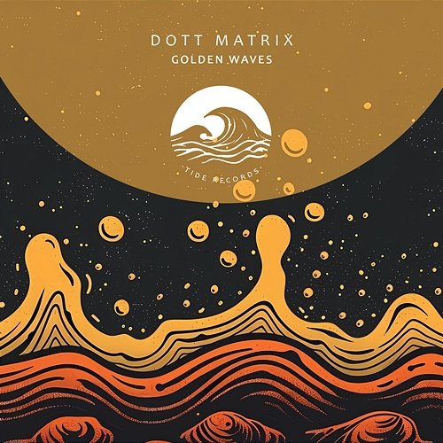 Golden Waves Dott Matrix