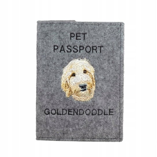 Goldendoodle Haftowany pokrowiec na paszport Inna marka