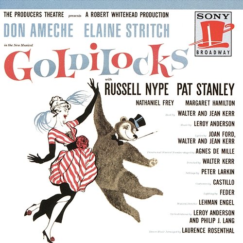 Lady in Waiting Pat Stanley, Russell Nype, Goldilocks Ensemble