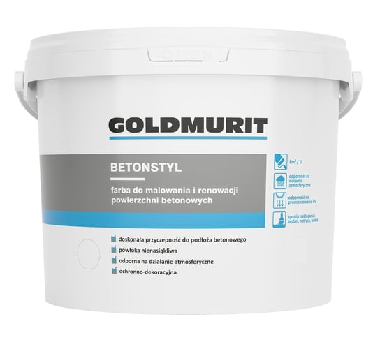 Goldmurit Betonstyl farba do betonu popielaty 2,5l Goldmurit