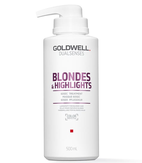 Goldwell, Dualsenses Blondes & Highlights, 60-sekundowa kuracja dla włosów blond i z pasemkami, 500 ml Goldwell