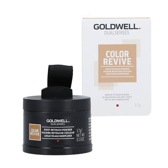 GOLDWELL, DUALSENSES, COLOR REVIVE Root Touch Up Puder maskujący odrosty (MEDIUM TO DARK BLONDE), 3,7g Goldwell