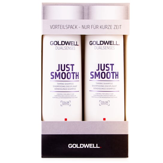Goldwell, Dualsenses Just Smooth, Zestaw szamponów wygładzających niesforne włosy, 2x250 ml Goldwell