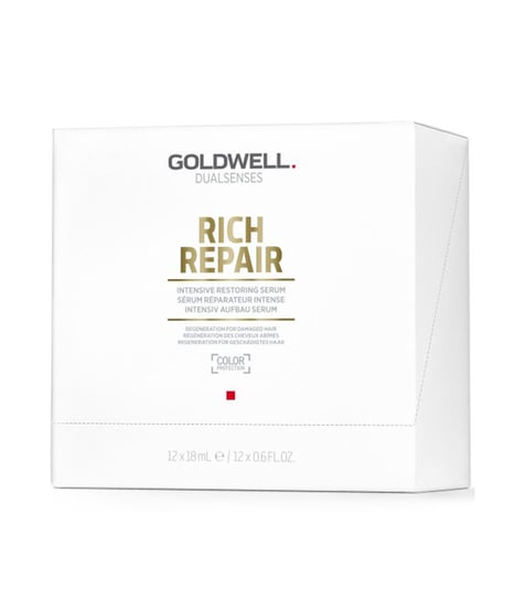 Goldwell, Dualsenses Rich Repair, intensywnie odbudowujące serum do włosów zniszczonych, 12x18 ml Goldwell