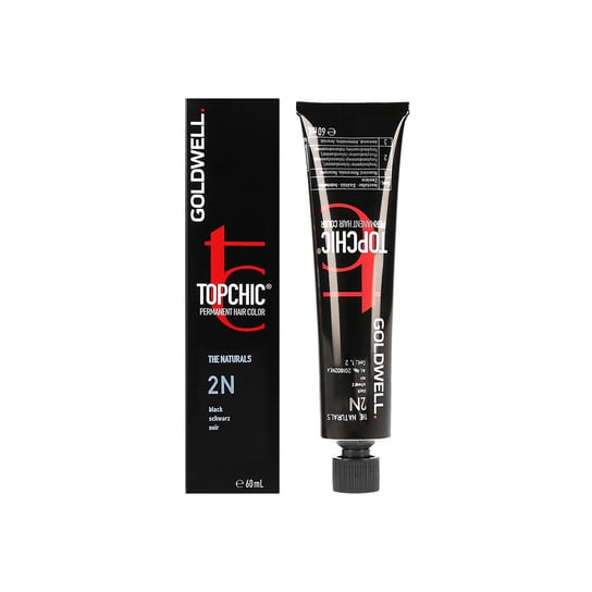 Goldwell, Topchic, farba do włosów, 2N Black, 60 ml Goldwell