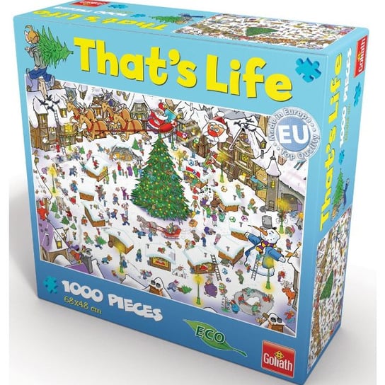 Goliath games, puzzle, That's life Christmas, 1000 el. Goliath Games