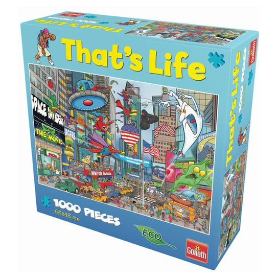 Goliath games, puzzle, That's Life New York, 1000 el. Goliath Games