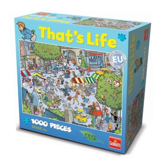 Goliath games, puzzle, That's Life Village, 1000 el. Goliath Games