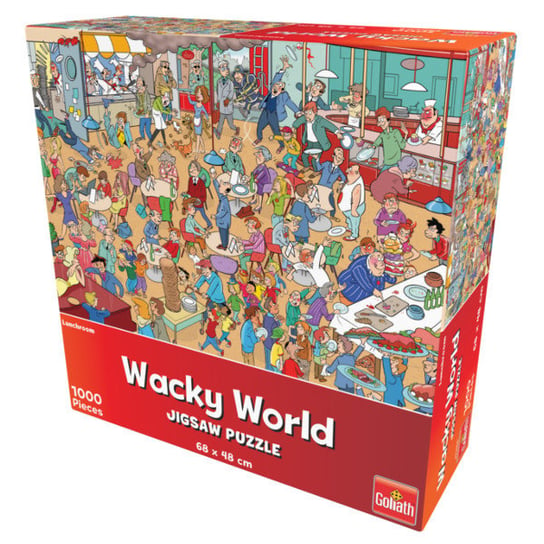 Goliath games, puzzle, Wacky World Lunchroom, 1000 el. Goliath Games