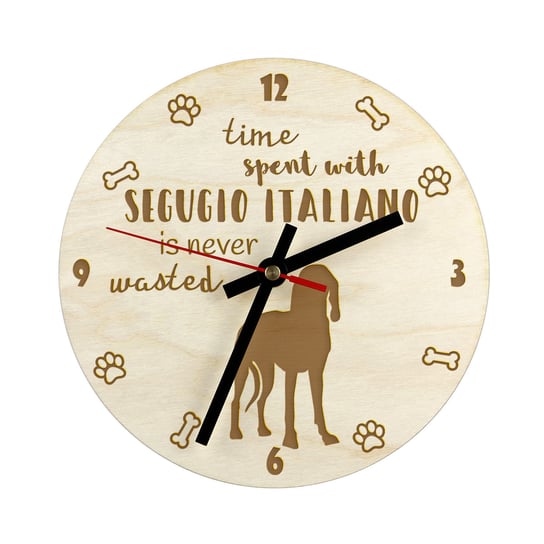 Gończy włoski, Segugio Italiano Zegar z psem 20 cm Inna marka