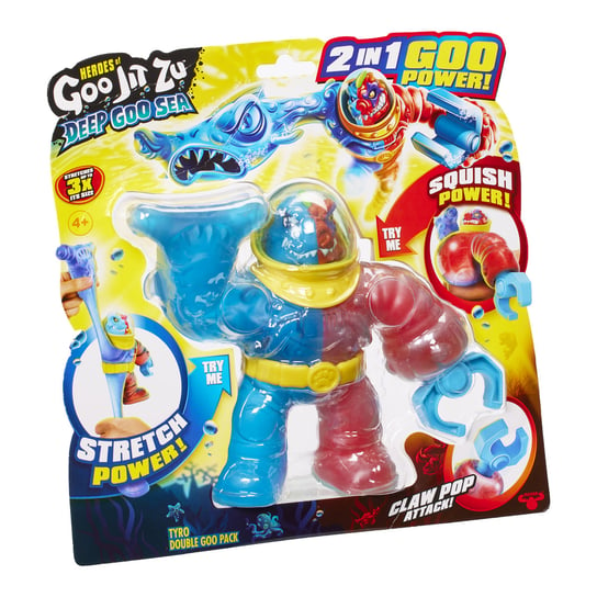 Goo Jit Zu - Figurka Deep Goo Sea Double Goo -Tyro Moose Toys