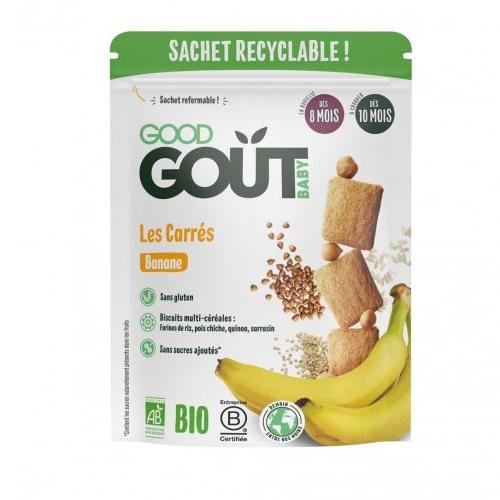 Good Gout Bio Kosteczki Bananowe, 50 G Good Gout