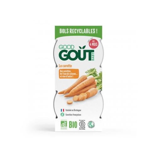 Good Gout Bio Marchewkowe Puree, 2X120G Good Gout