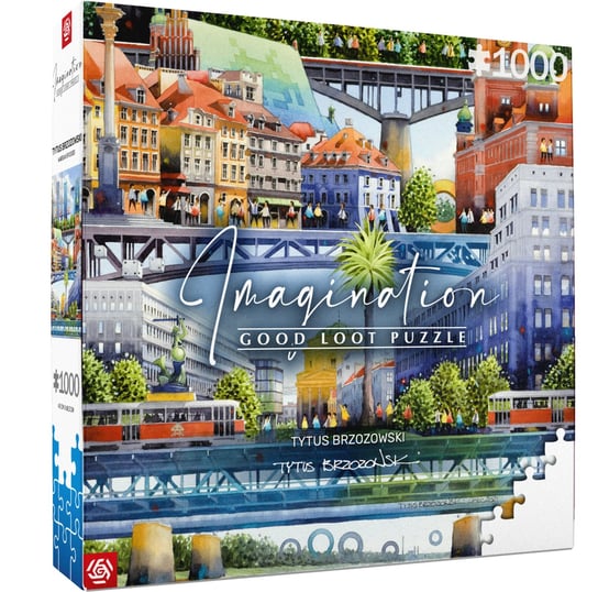 Good Loot, puzzle, Tytus Brzozowski, Warszawskie mosty, 1000 el. Good Loot