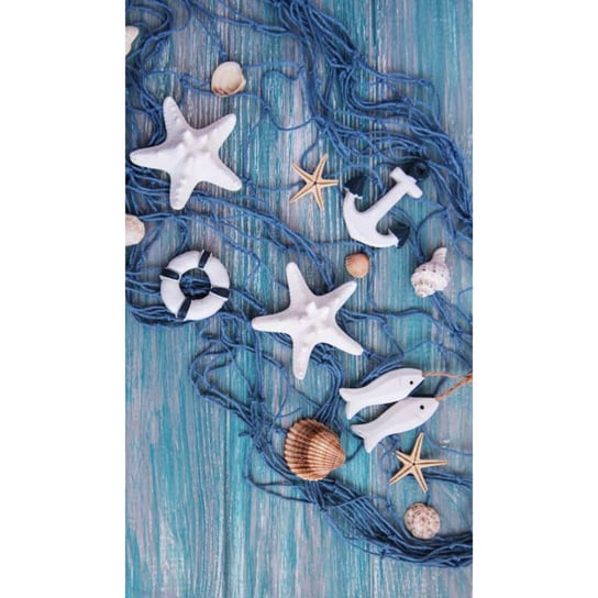 Good Morning Ręcznik plażowy KEVIN, 100x180 cm, niebieski Good Morning