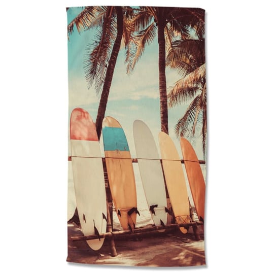 Good Morning Ręcznik plażowy VINTAGE SURF, 100x180 cm, kolorowy Good Morning