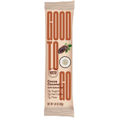 Good To Go baton wegański KETO z podwójną czekoladą 40g BIO Nature Bites