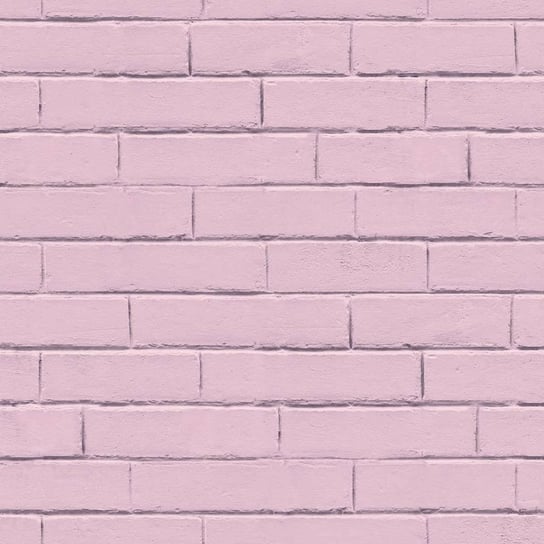 Good Vibes Tapeta Brick Wall, różowa Good Vibes