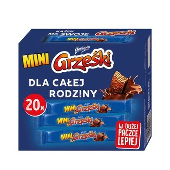 Goplana Grześki Mini w czekoladzie 400g Grześki