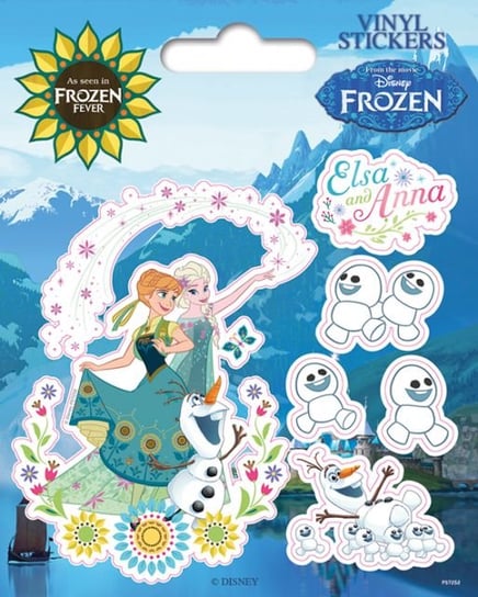 Gorączka Lodu Frozen Fever - naklejka 10x12,5 cm Disney