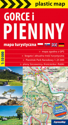 Gorce i Pieniny. Mapa turystyczna 1:50 000 Expressmap Polska Sp. z o.o.