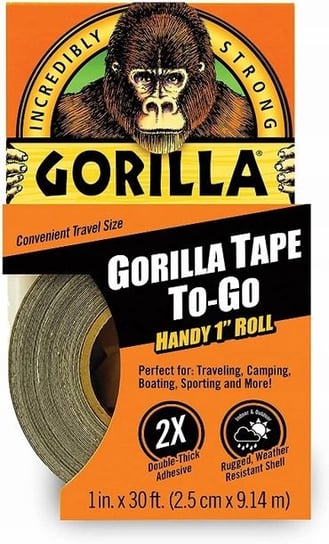 GORILLA Tape To-Go Czarna supermocna taśma naprawcza 25mm 9m Inny producent