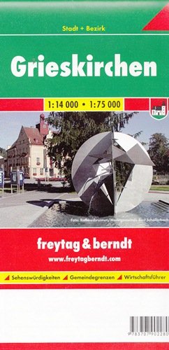 Górna Austria. Mapa 1:14 000 / 1:75 000 Freytag & Berndt