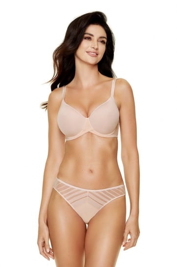 Gorteks Biustonosz push up Biustonosz Usztywniany Model Luna B5 Beige - Gorteks - 70J GORTEKS