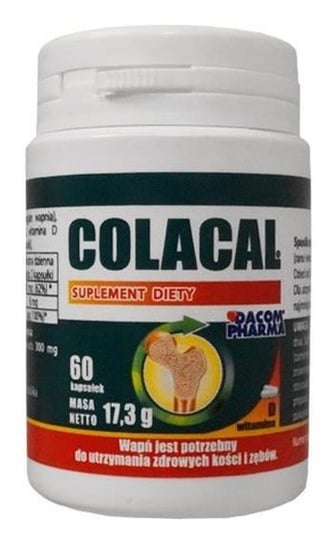 Gorvita, Colacal, suplement diety kolagen z wapniem, 60 kapsułek Gorvita