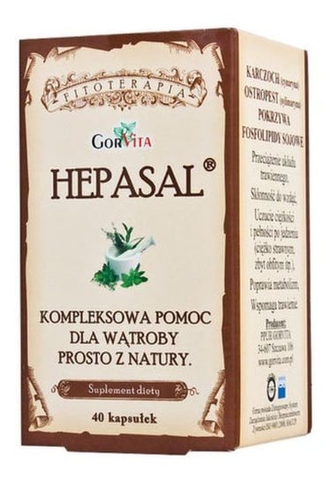 Gorvita, suplement diety Hepasal, 40 kapsułek Gorvita