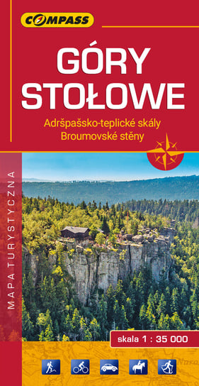 Góry Stołowe. Mapa turystyczna 1:35 000 Opracowanie zbiorowe