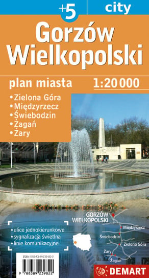 Gorzów Wielkopolski, Zielona Góra. Plan miasta 1:20 000 Opracowanie zbiorowe