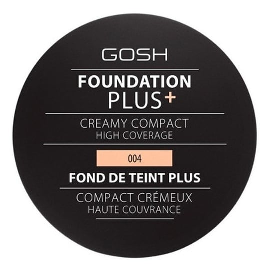 Gosh, Foundation Plus, podkład w kompakcie 004 Natural, 9 g Gosh