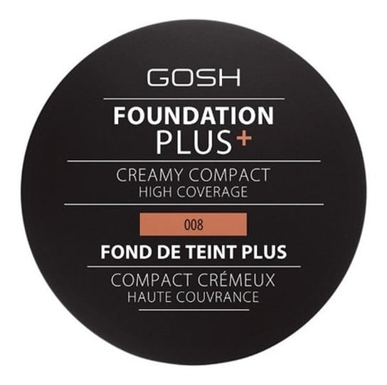 Gosh, Foundation Plus, podkład w kompakcie 008 Golden, 9 g Gosh