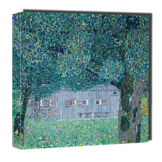 Gospodarstwo rolne w górnej Austrii, Gustav Klimt - obraz na płótnie 30x30 cm Galeria Plakatu