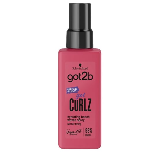 Got2B Got Curlz spray do włosów nawilżający i zmiękczający włosy dla efektu plażowych fal 150ml Got2b