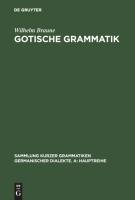 Gotische Grammatik Braune Wilhelm