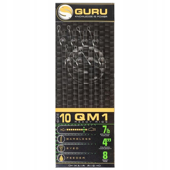 GOTOWE PRZYPONY BEZZADZIOROWE GURU QM1 STANDARD HAIR 10 CM 0.19 MM - 12 Guru