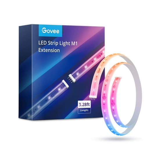 Govee H100E LED Strip Light M1 Extension 1m | Przedłużacz paska LED | RGBIC+, kompatybilność z Matter GOVEE