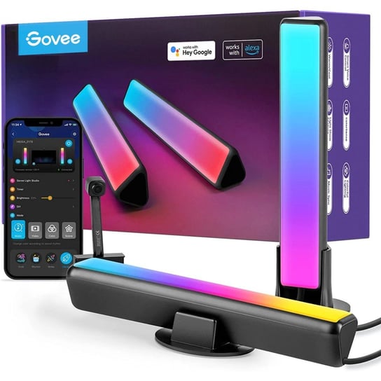 Govee H6054 Flow Pro TV Lampy LED RGBICWW, Wi-Fi, Alexa, Google GOVEE