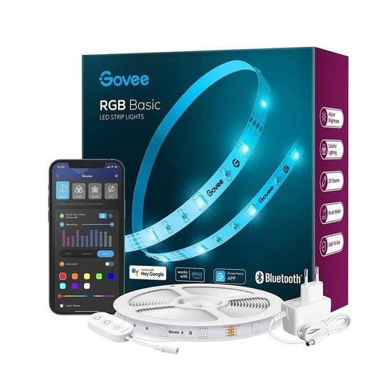 Govee H615A LED Strip Light 5m, Taśma LED, Wi-Fi, RGB GOVEE