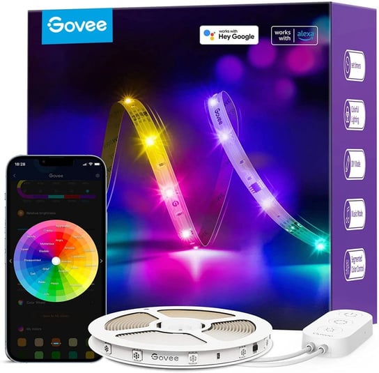 Govee H619A 10m Taśma LED Wi-Fi, Bluetooth, RGBIC GOVEE