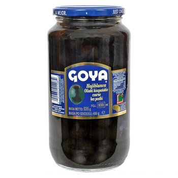 Goya Hojiblanca oliwki czarne drylowane 935ml Inny producent