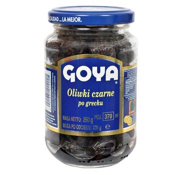 Goya oliwki czarne po grecku 370ml Inny producent